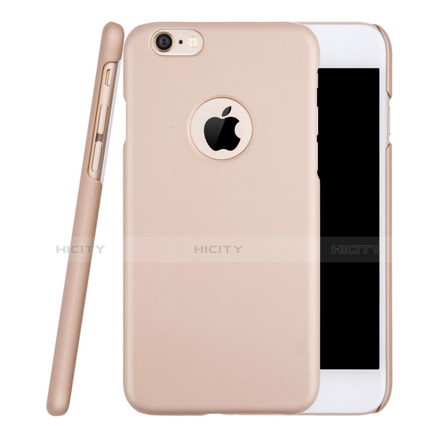 Handyhülle Hülle Kunststoff Schutzhülle Matt Loch für Apple iPhone 6 Plus Rosegold Plus