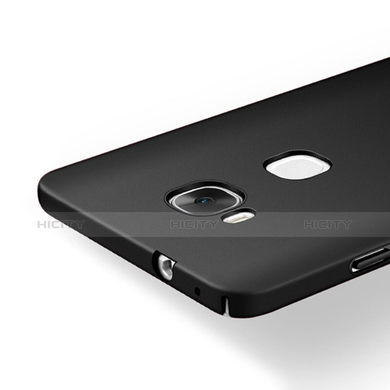 Handyhülle Hülle Kunststoff Schutzhülle Matt M01 für Huawei GR5 Schwarz groß