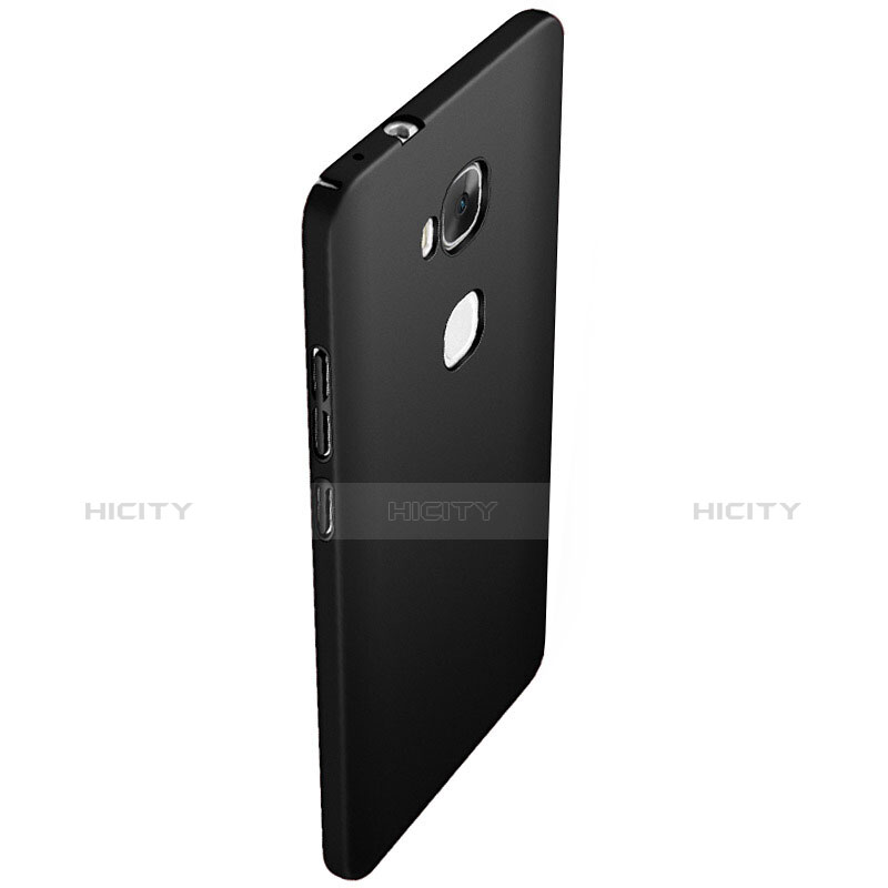 Handyhülle Hülle Kunststoff Schutzhülle Matt M01 für Huawei GR5 Schwarz groß