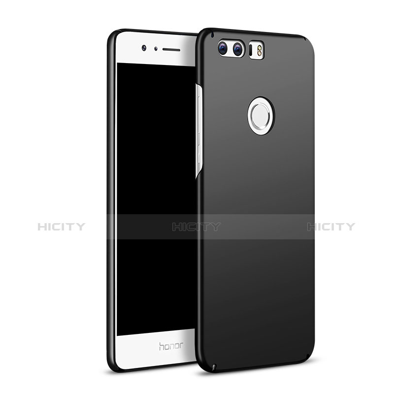 Handyhülle Hülle Kunststoff Schutzhülle Matt M01 für Huawei Honor 8 Schwarz Plus
