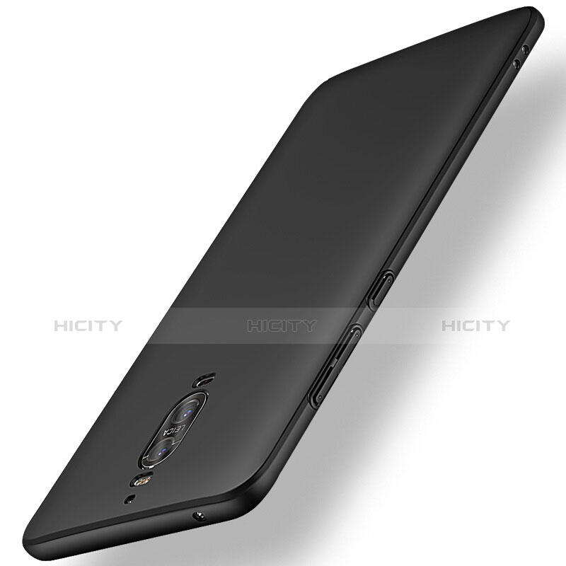 Handyhülle Hülle Kunststoff Schutzhülle Matt M01 für Huawei Mate 9 Pro Schwarz Plus