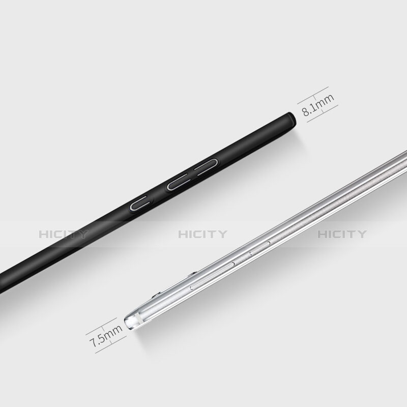 Handyhülle Hülle Kunststoff Schutzhülle Matt M01 für Huawei Mate 9 Pro Schwarz groß