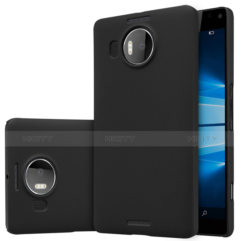 Handyhülle Hülle Kunststoff Schutzhülle Matt M01 für Microsoft Lumia 950 XL Schwarz