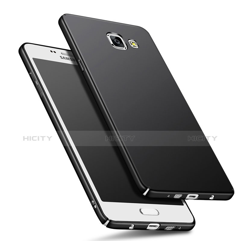 Handyhülle Hülle Kunststoff Schutzhülle Matt M01 für Samsung Galaxy A9 Pro (2016) SM-A9100 Schwarz Plus