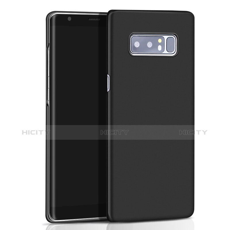 Handyhülle Hülle Kunststoff Schutzhülle Matt M01 für Samsung Galaxy Note 8 Schwarz Plus