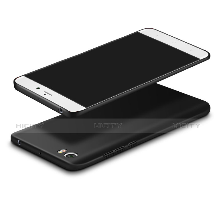 Handyhülle Hülle Kunststoff Schutzhülle Matt M01 für Xiaomi Mi Note Schwarz groß