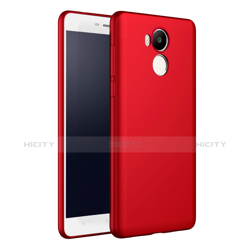 Handyhülle Hülle Kunststoff Schutzhülle Matt M01 für Xiaomi Redmi 4 Prime High Edition Rot Plus