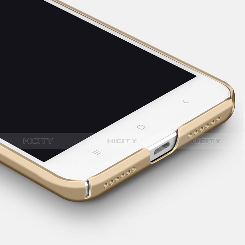 Handyhülle Hülle Kunststoff Schutzhülle Matt M01 für Xiaomi Redmi Note 4X High Edition Gold