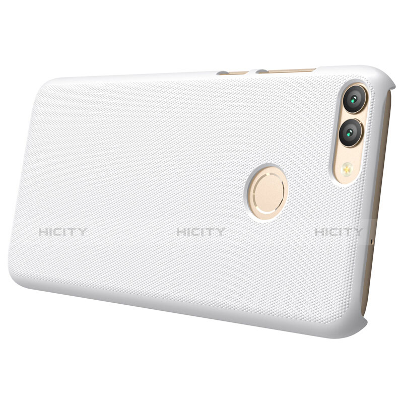 Handyhülle Hülle Kunststoff Schutzhülle Matt M02 für Huawei Enjoy 7S Weiß groß
