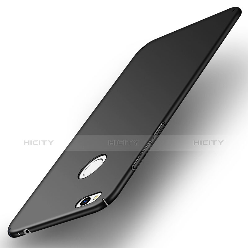 Handyhülle Hülle Kunststoff Schutzhülle Matt M02 für Huawei GR3 (2017) Schwarz groß