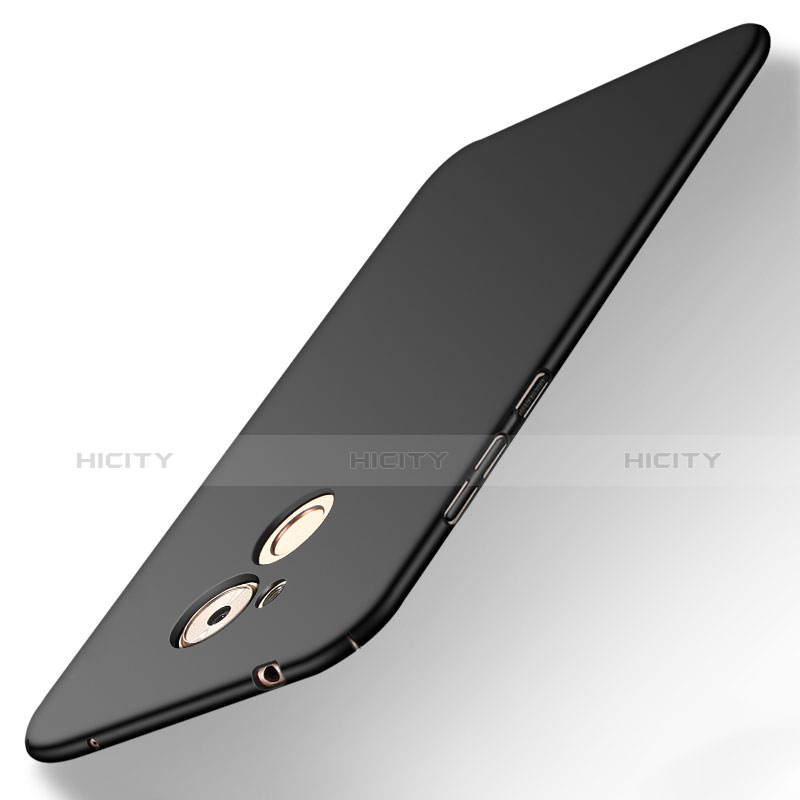 Handyhülle Hülle Kunststoff Schutzhülle Matt M02 für Huawei Honor 6C Schwarz groß