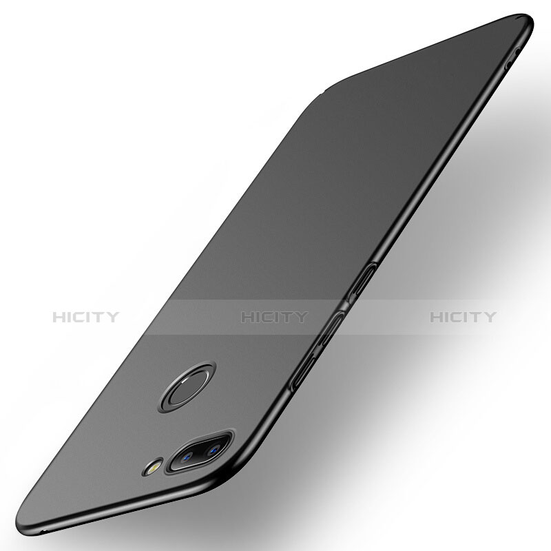 Handyhülle Hülle Kunststoff Schutzhülle Matt M02 für Huawei Honor 9i Schwarz groß
