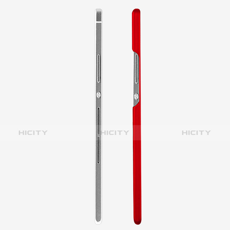 Handyhülle Hülle Kunststoff Schutzhülle Matt M02 für Huawei P7 Dual SIM Rot groß