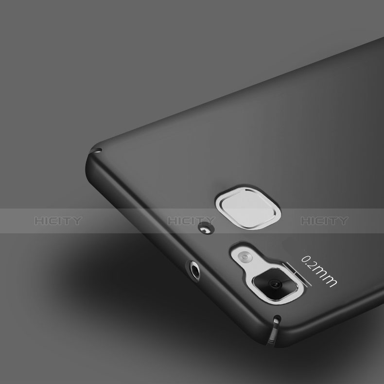 Handyhülle Hülle Kunststoff Schutzhülle Matt M02 für Huawei P8 Lite Smart Schwarz