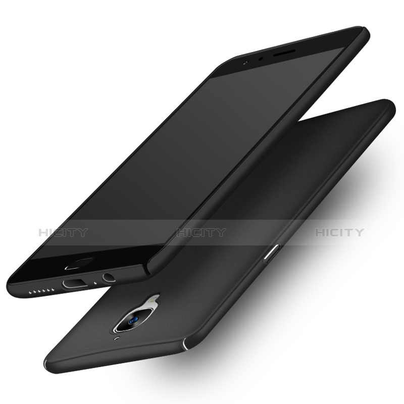 Handyhülle Hülle Kunststoff Schutzhülle Matt M02 für OnePlus 3 Schwarz Plus