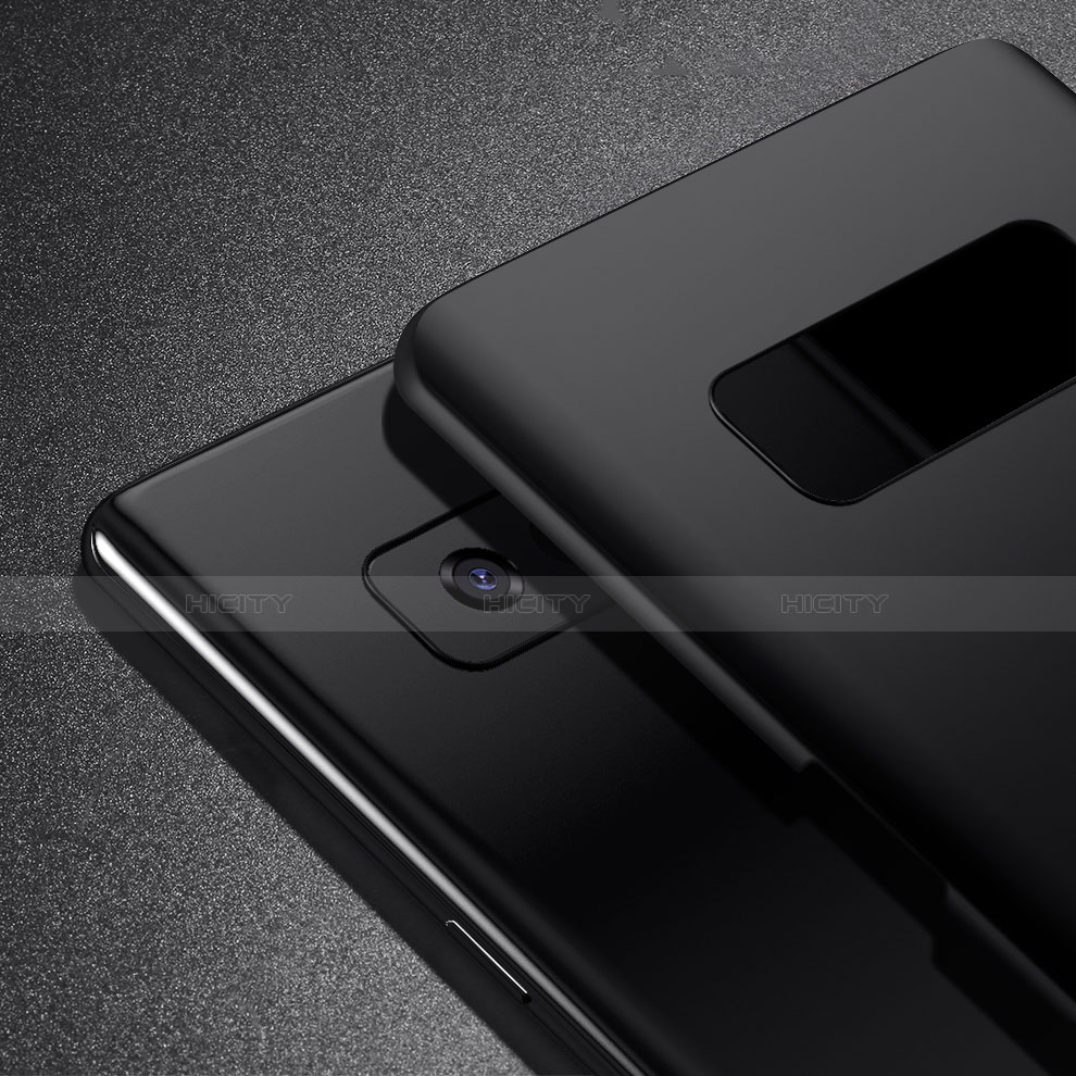Handyhülle Hülle Kunststoff Schutzhülle Matt M02 für Samsung Galaxy Note 8 Duos N950F Schwarz Plus
