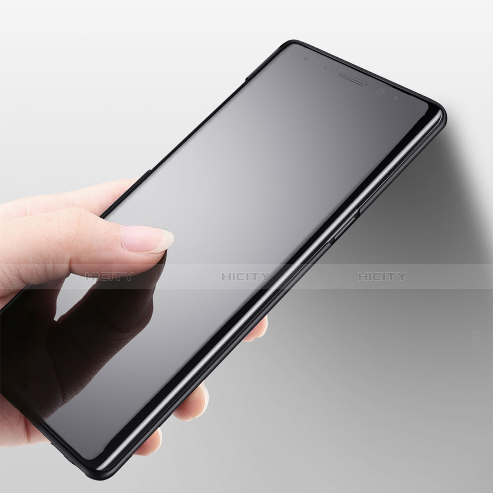 Handyhülle Hülle Kunststoff Schutzhülle Matt M02 für Samsung Galaxy Note 8 Schwarz groß