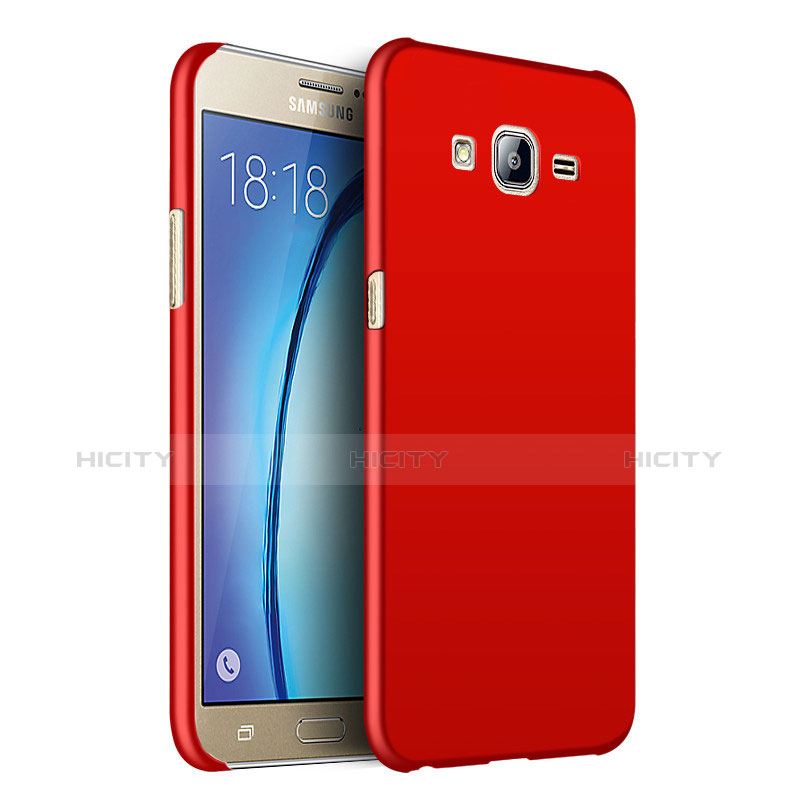 Handyhülle Hülle Kunststoff Schutzhülle Matt M02 für Samsung Galaxy On7 G600FY Rot groß