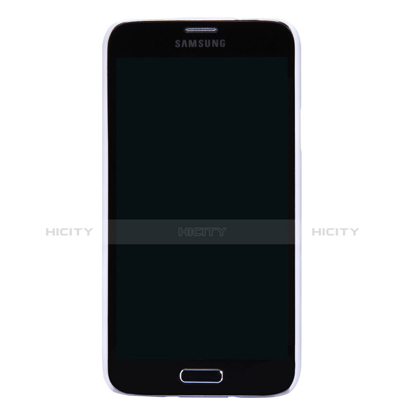 Handyhülle Hülle Kunststoff Schutzhülle Matt M02 für Samsung Galaxy S5 Duos Plus Weiß groß