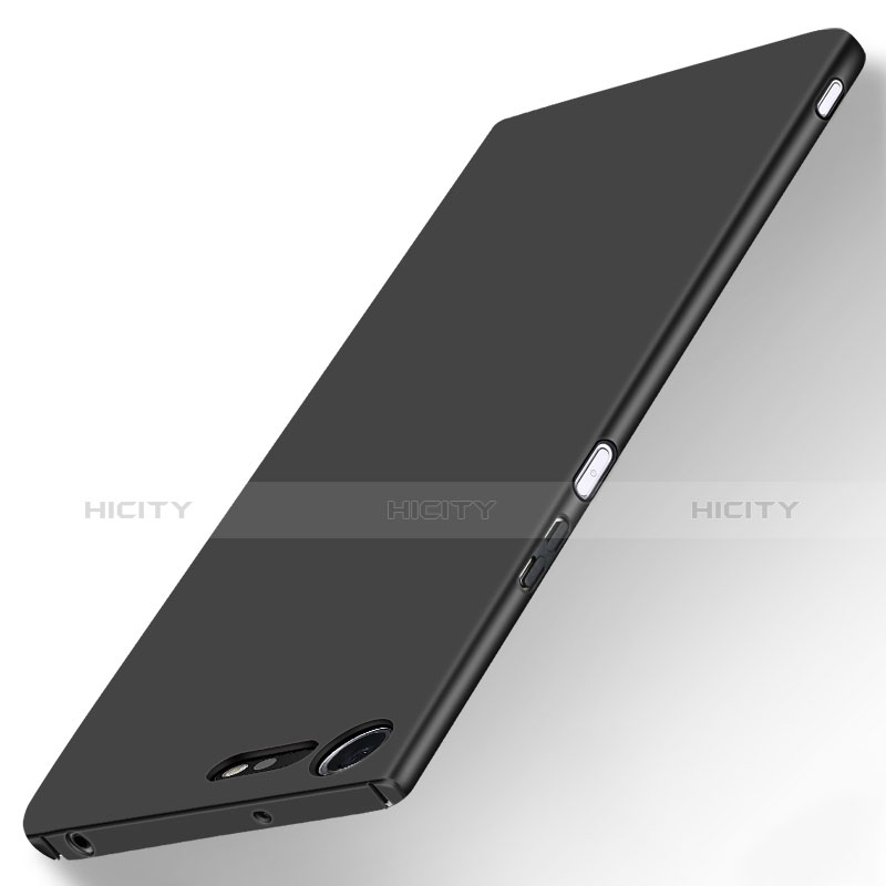 Handyhülle Hülle Kunststoff Schutzhülle Matt M02 für Sony Xperia XZ Premium Schwarz