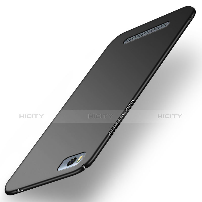 Handyhülle Hülle Kunststoff Schutzhülle Matt M02 für Xiaomi Mi 4i Schwarz groß