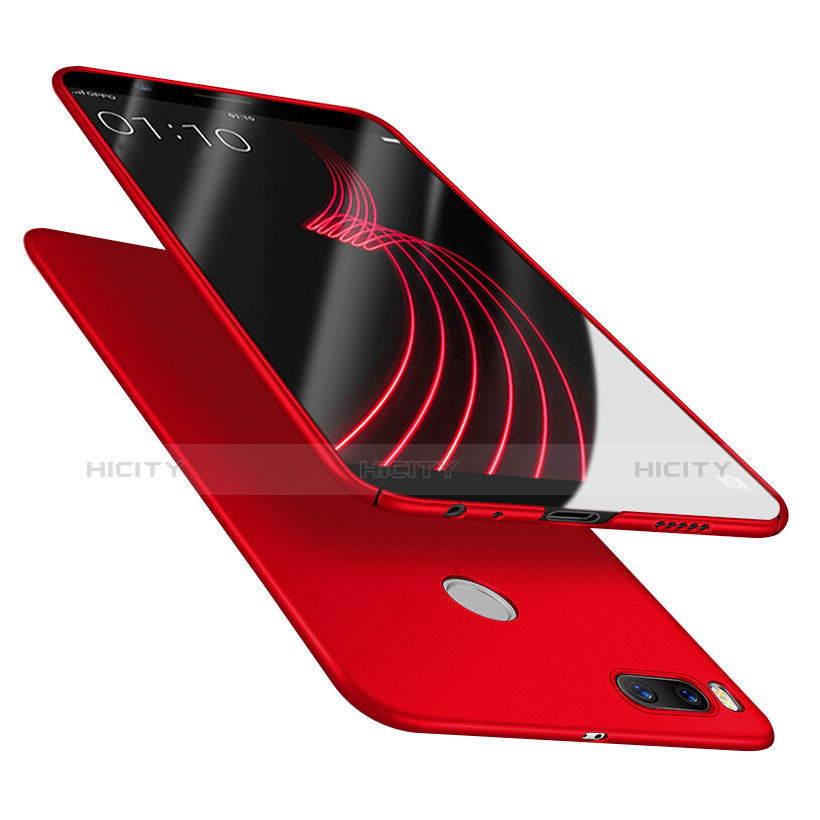 Handyhülle Hülle Kunststoff Schutzhülle Matt M02 für Xiaomi Mi A1 Rot Plus