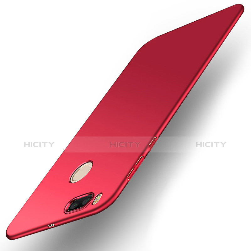 Handyhülle Hülle Kunststoff Schutzhülle Matt M02 für Xiaomi Mi A1 Rot groß
