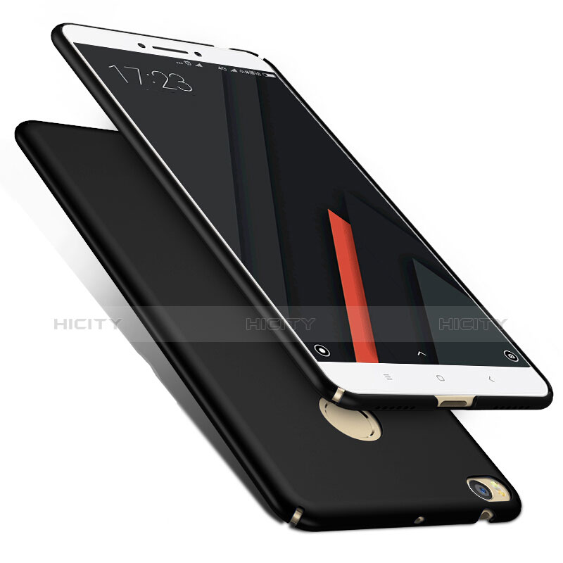 Handyhülle Hülle Kunststoff Schutzhülle Matt M02 für Xiaomi Mi Max 2 Schwarz Plus
