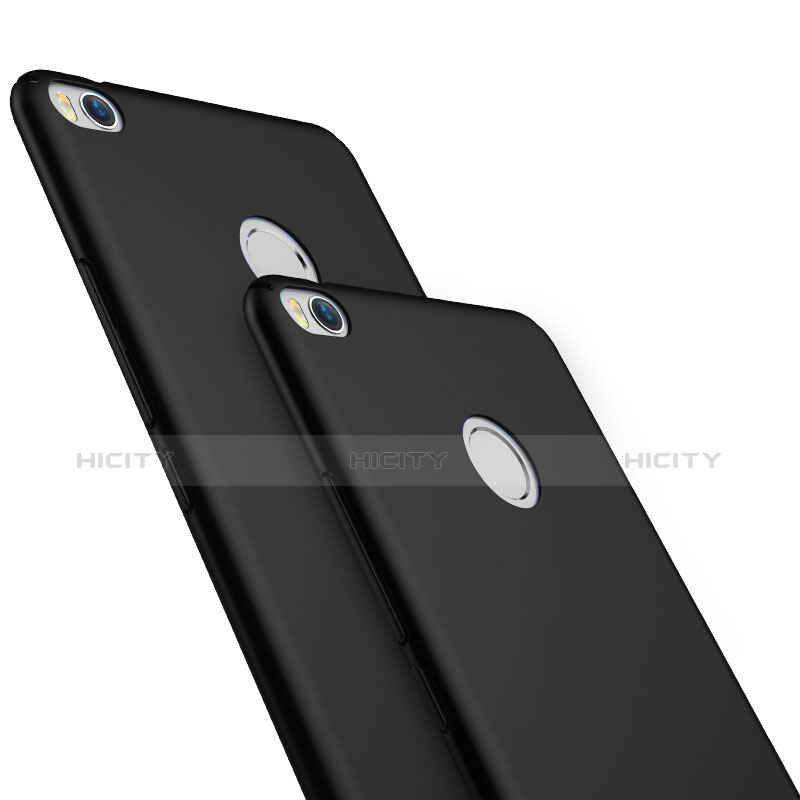 Handyhülle Hülle Kunststoff Schutzhülle Matt M02 für Xiaomi Mi Max 2 Schwarz groß