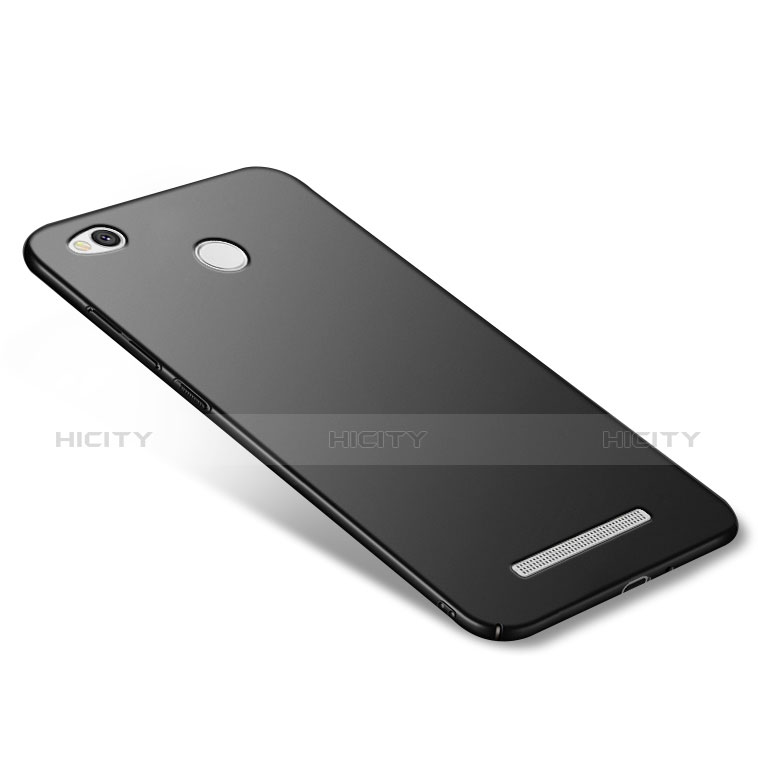 Handyhülle Hülle Kunststoff Schutzhülle Matt M02 für Xiaomi Redmi 3S Schwarz