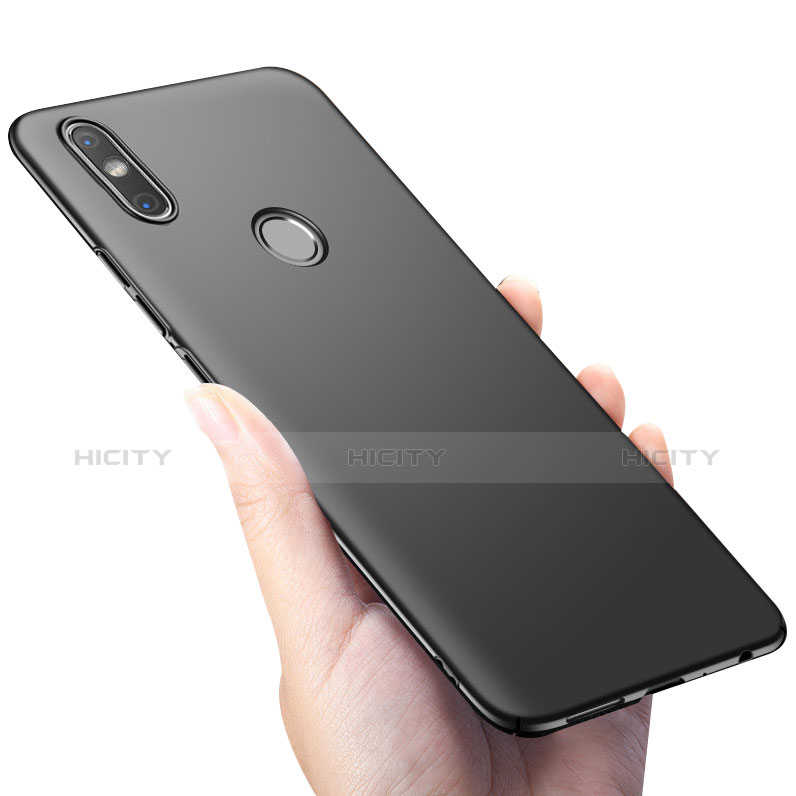 Handyhülle Hülle Kunststoff Schutzhülle Matt M02 für Xiaomi Redmi Note 5 Pro Schwarz groß