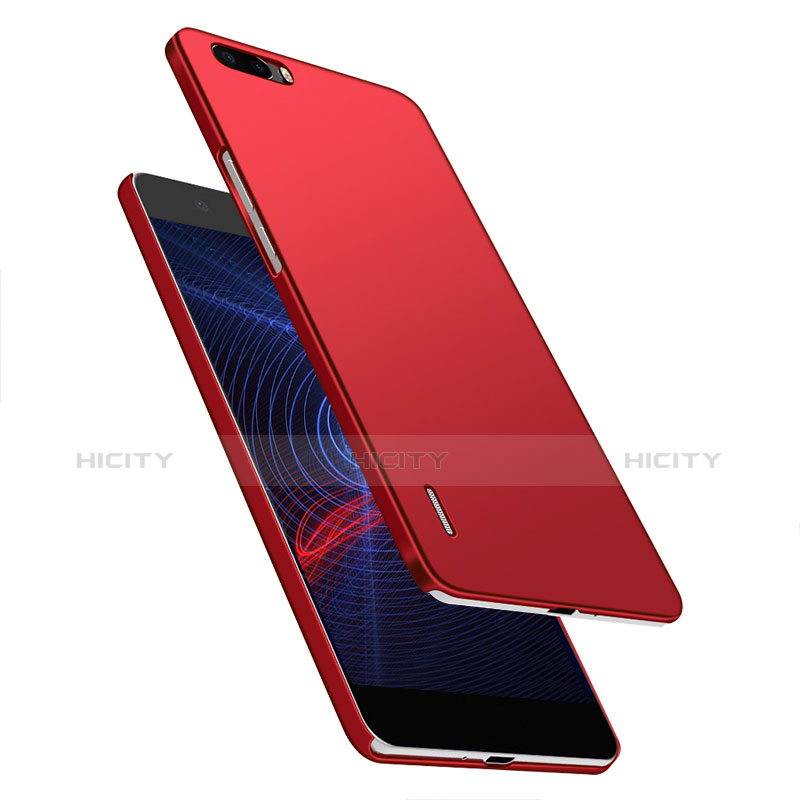 Handyhülle Hülle Kunststoff Schutzhülle Matt M03 für Huawei Honor 6 Plus Rot Plus