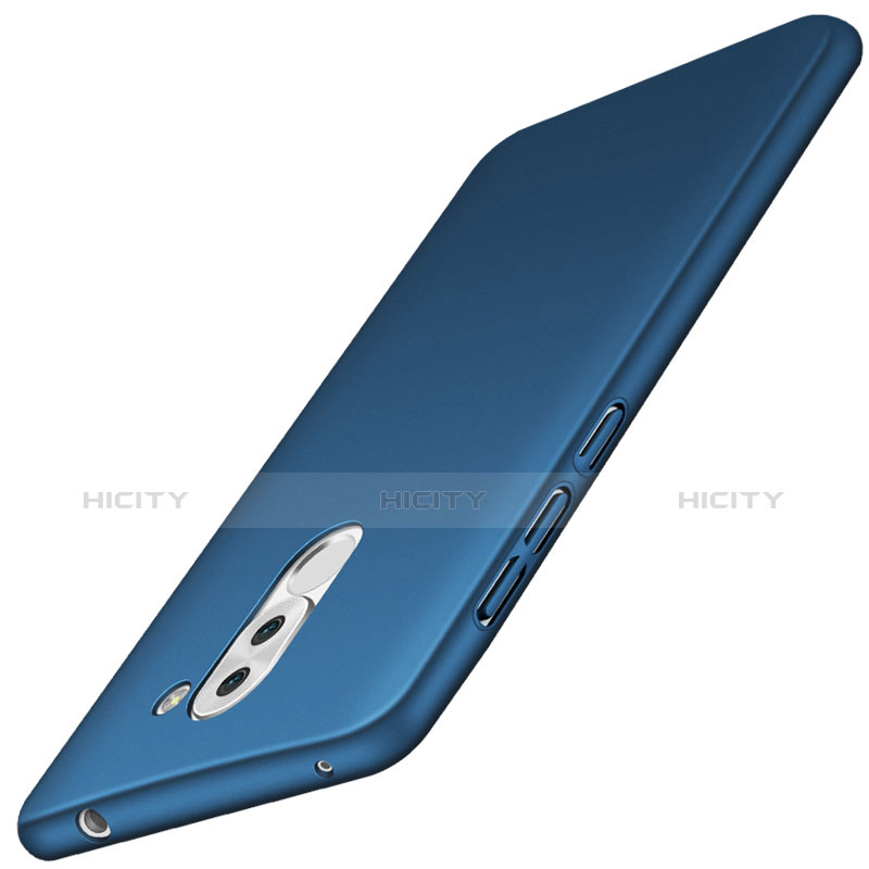 Handyhülle Hülle Kunststoff Schutzhülle Matt M03 für Huawei Honor 6X Blau groß