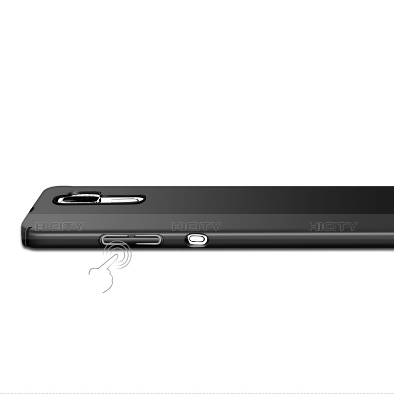 Handyhülle Hülle Kunststoff Schutzhülle Matt M03 für Huawei Honor 7 Dual SIM Schwarz