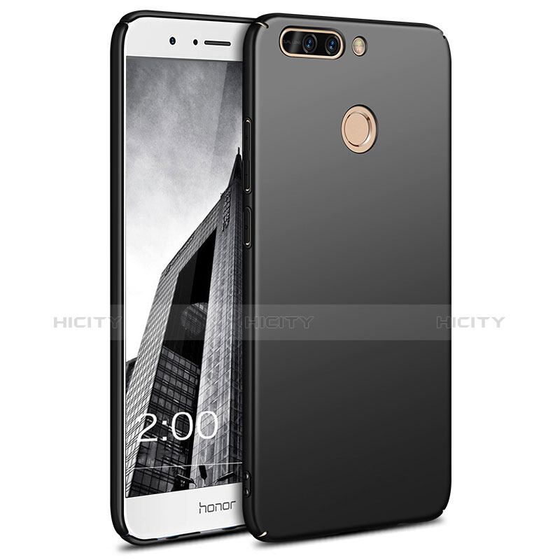 Handyhülle Hülle Kunststoff Schutzhülle Matt M03 für Huawei Honor 8 Pro Schwarz Plus