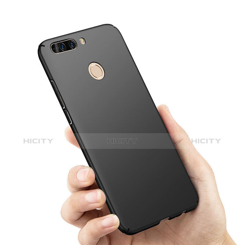 Handyhülle Hülle Kunststoff Schutzhülle Matt M03 für Huawei Honor 8 Pro Schwarz groß