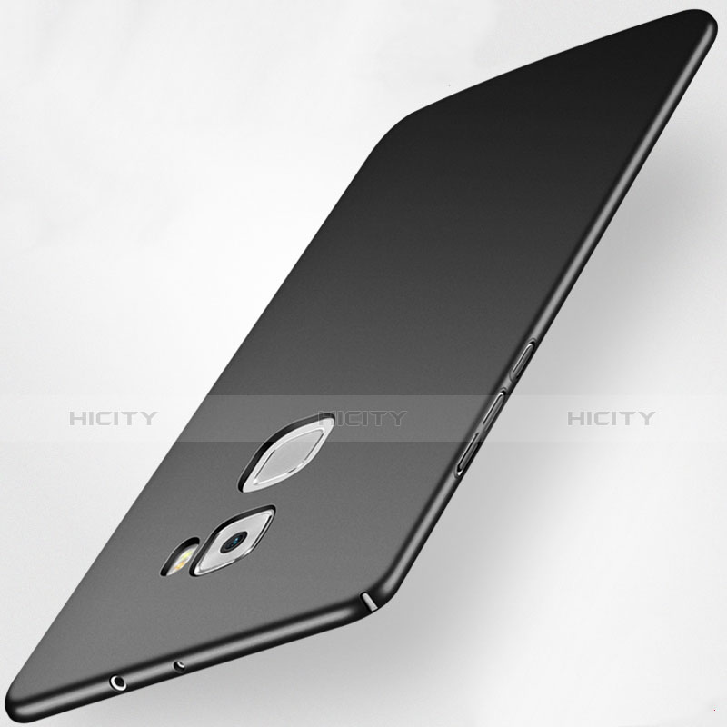 Handyhülle Hülle Kunststoff Schutzhülle Matt M03 für Huawei Mate S Schwarz groß