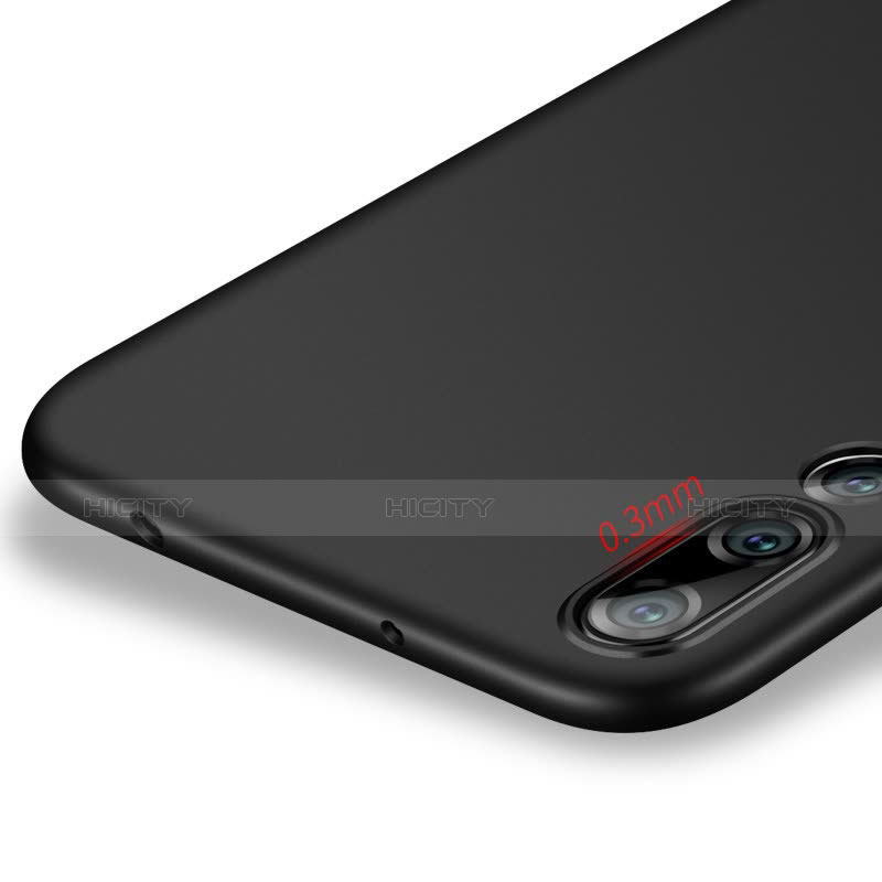 Handyhülle Hülle Kunststoff Schutzhülle Matt M03 für Huawei P20 Pro Schwarz