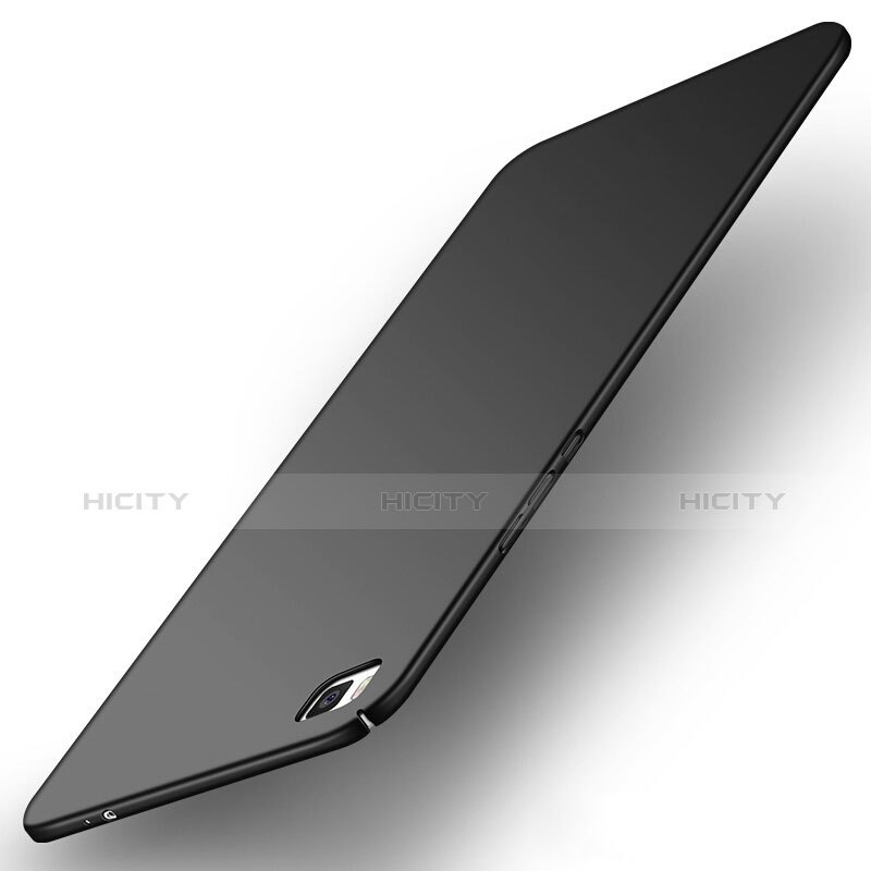 Handyhülle Hülle Kunststoff Schutzhülle Matt M03 für Huawei P8 Schwarz groß
