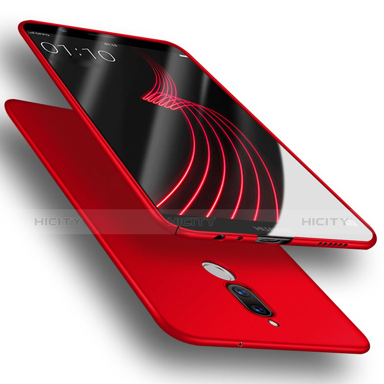 Handyhülle Hülle Kunststoff Schutzhülle Matt M03 für Huawei Rhone Rot Plus