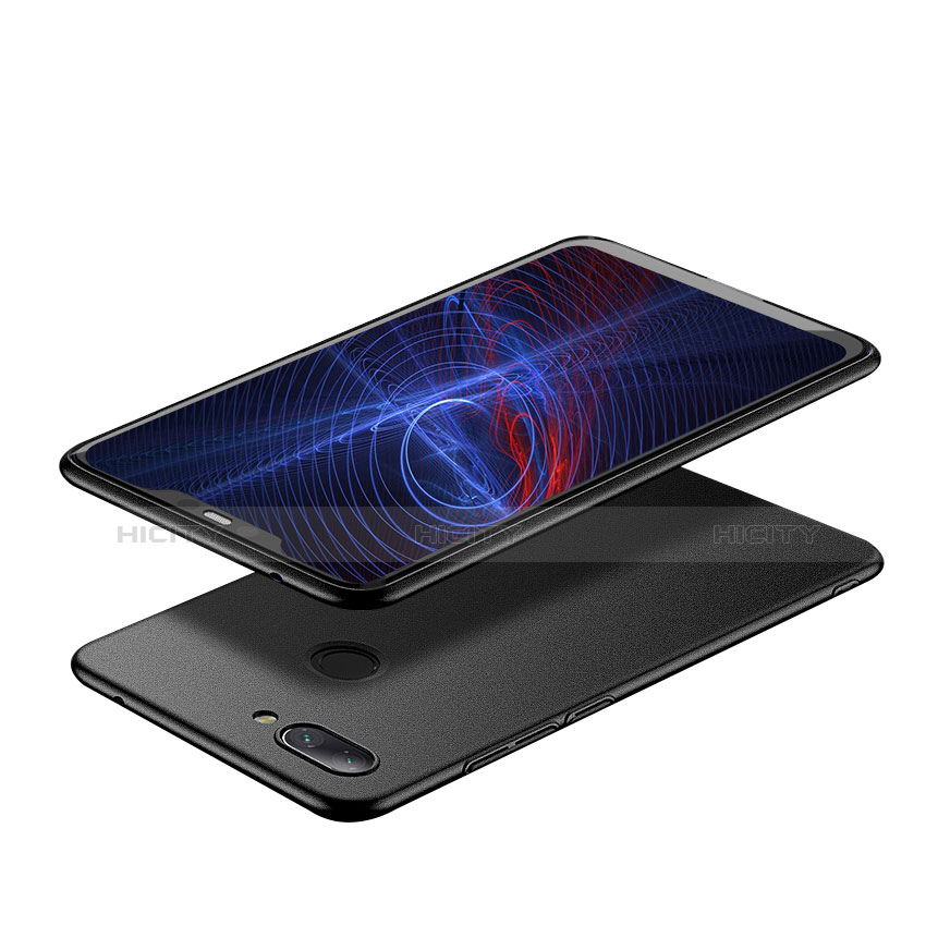Handyhülle Hülle Kunststoff Schutzhülle Matt M03 für Xiaomi Mi 8 Lite Schwarz Plus