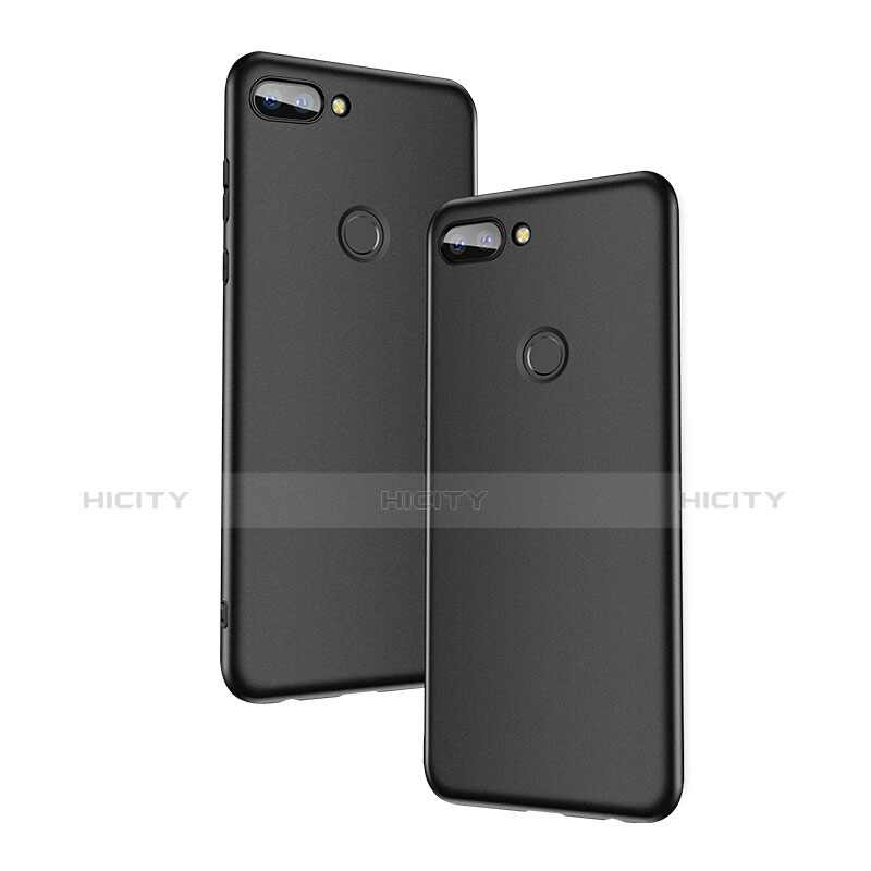 Handyhülle Hülle Kunststoff Schutzhülle Matt M03 für Xiaomi Mi 8 Lite Schwarz groß