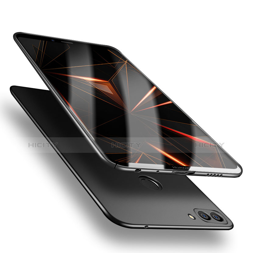 Handyhülle Hülle Kunststoff Schutzhülle Matt M04 für Huawei Enjoy 7S Schwarz