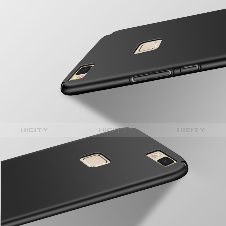 Handyhülle Hülle Kunststoff Schutzhülle Matt M04 für Huawei G9 Lite Schwarz groß