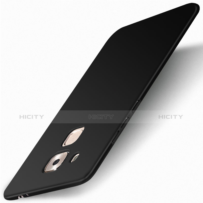 Handyhülle Hülle Kunststoff Schutzhülle Matt M04 für Huawei G9 Plus Schwarz groß