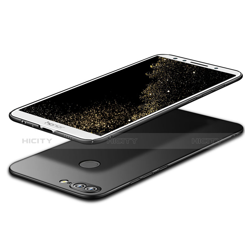 Handyhülle Hülle Kunststoff Schutzhülle Matt M04 für Huawei Honor 9 Lite Schwarz groß