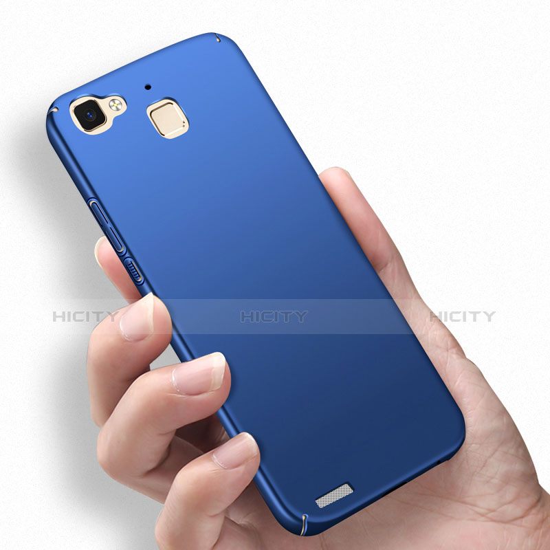 Handyhülle Hülle Kunststoff Schutzhülle Matt M04 für Huawei P8 Lite Smart Blau