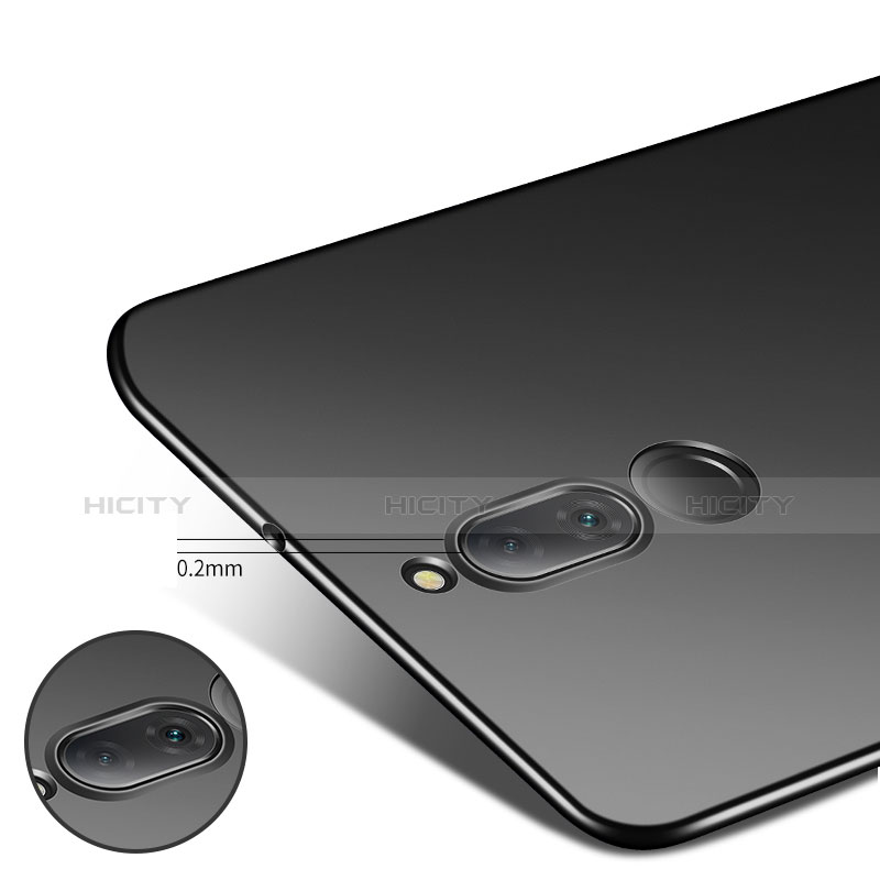 Handyhülle Hülle Kunststoff Schutzhülle Matt M04 für Huawei Rhone Schwarz groß