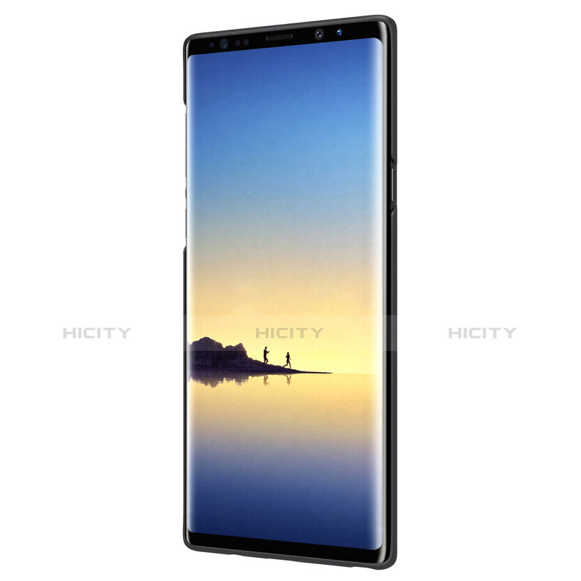 Handyhülle Hülle Kunststoff Schutzhülle Matt M04 für Samsung Galaxy Note 9 Schwarz groß