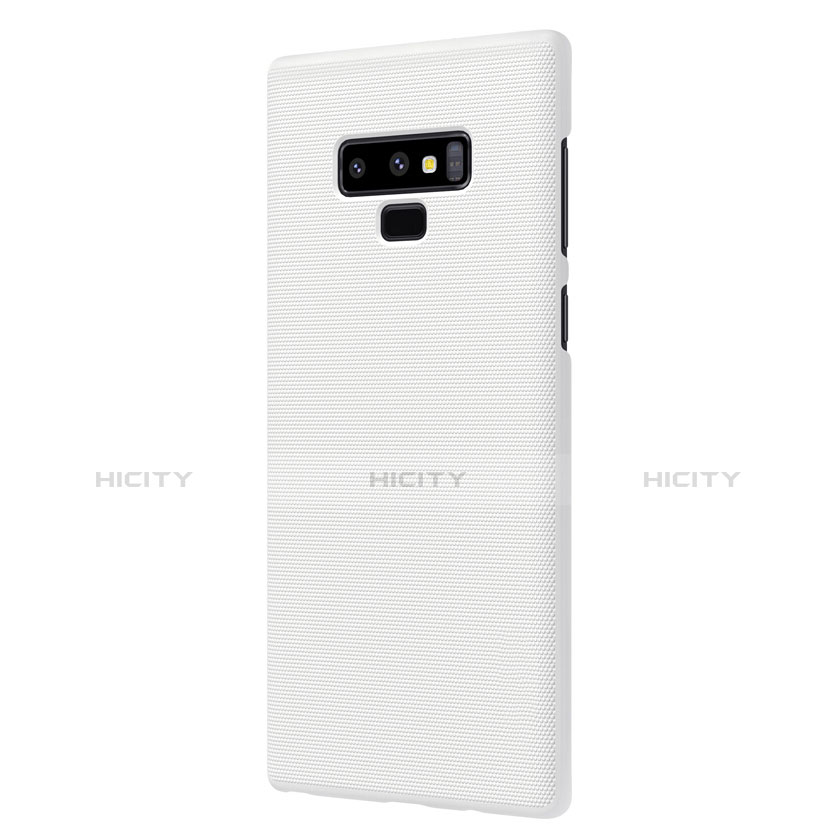 Handyhülle Hülle Kunststoff Schutzhülle Matt M04 für Samsung Galaxy Note 9 Weiß groß